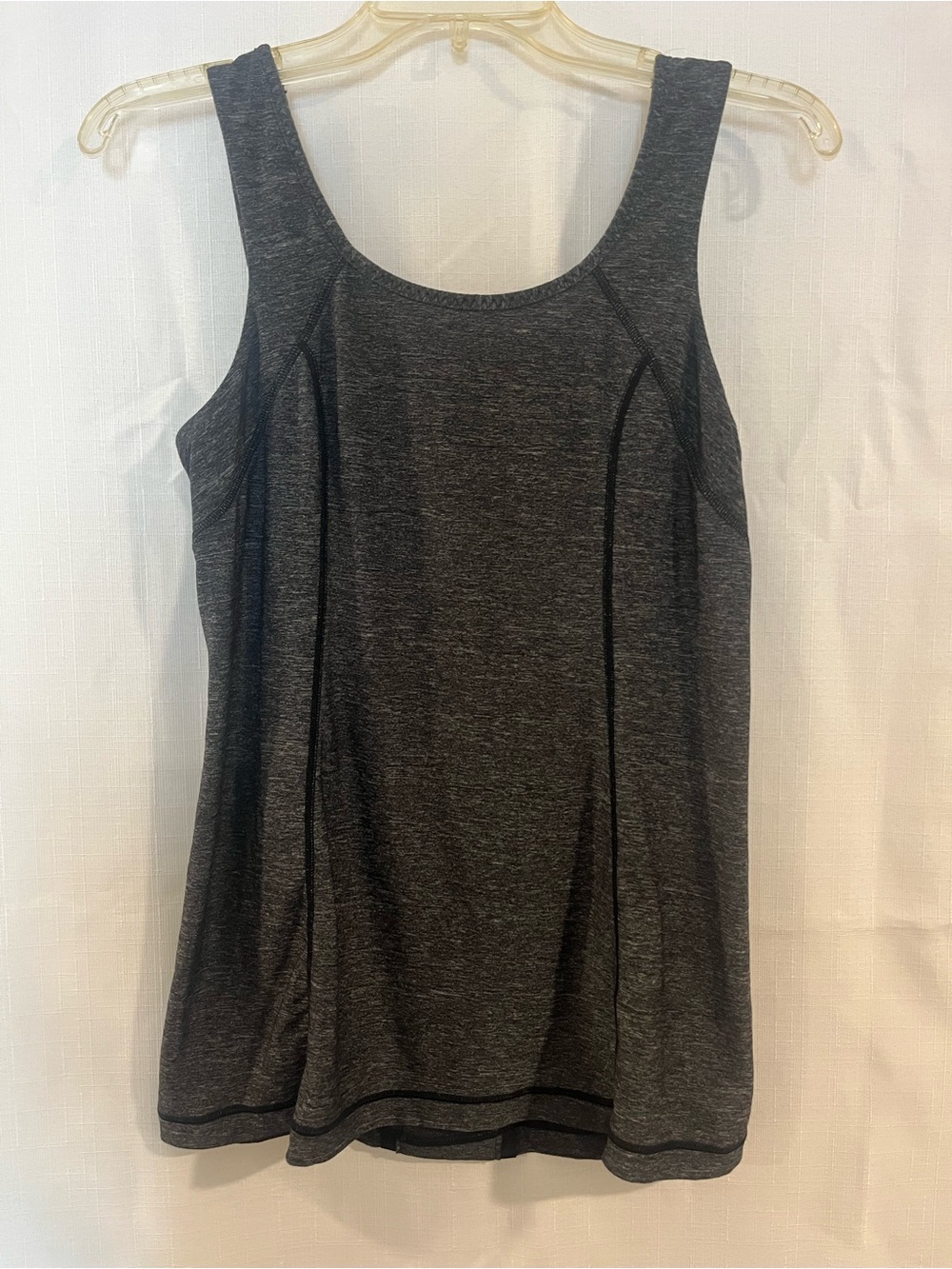 lululemon athletica Dark Heather Gray Scoop Neck Tank